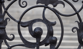 hand crafted wrought iron gates