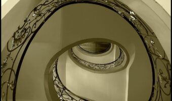 wrought iron railings Toronto spiral staircase